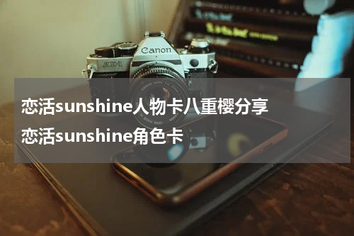恋活sunshine人物卡八重樱分享 恋活sunshine角色卡