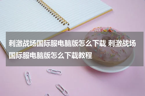 刺激战场国际服电脑版怎么下载 刺激战场国际服电脑版怎么下载教程