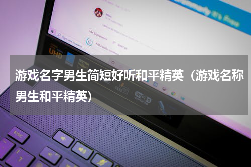 游戏名字男生简短好听和平精英(游戏名称男生和平精英)