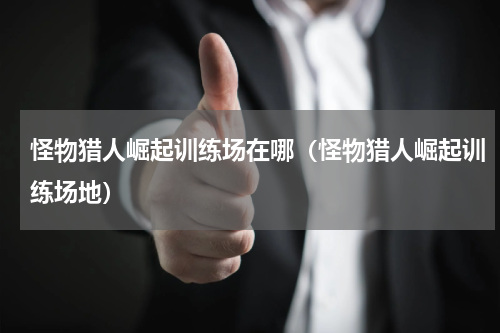 怪物猎人崛起训练场在哪(怪物猎人崛起训练场地)