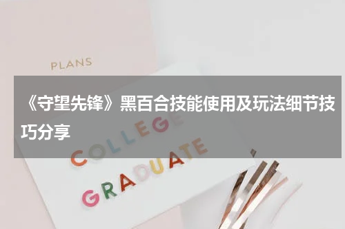 《守望先锋》黑百合技能使用及玩法细节技巧分享