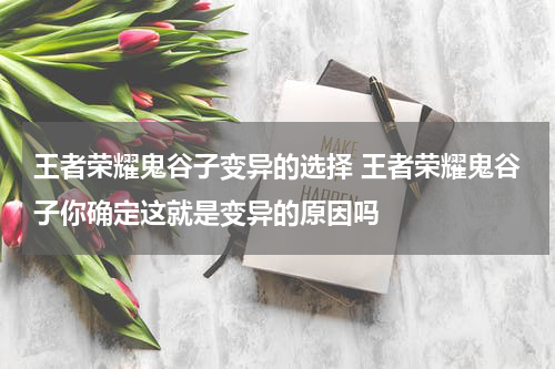 王者荣耀鬼谷子变异的选择 王者荣耀鬼谷子你确定这就是变异的原因吗