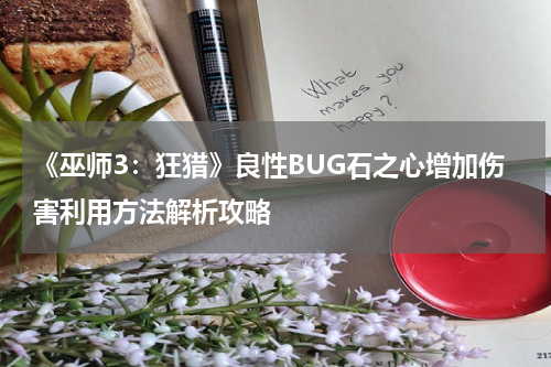 《巫师3：狂猎》良性BUG石之心增加伤害利用方法解析攻略