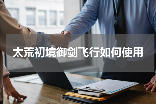 太荒初境御剑飞行如何使用