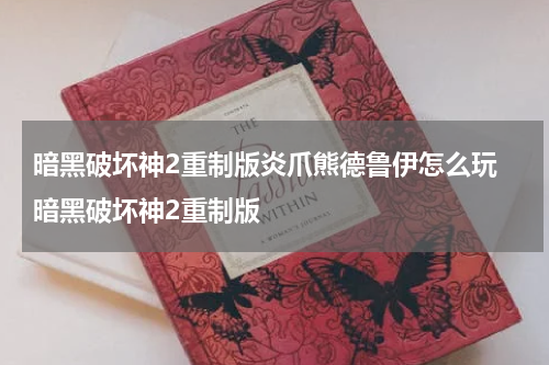 暗黑破坏神2重制版炎爪熊德鲁伊怎么玩 暗黑破坏神2重制版