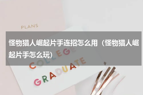 怪物猎人崛起片手连招怎么用(怪物猎人崛起片手怎么玩)