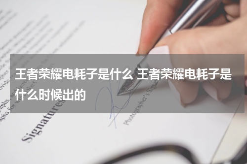 王者荣耀电耗子是什么 王者荣耀电耗子是什么时候出的