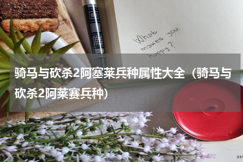 骑马与砍杀2阿塞莱兵种属性大全（骑马与砍杀2阿莱赛兵种）