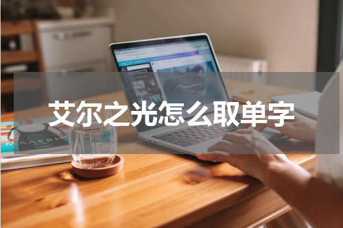 艾尔之光怎么取单字