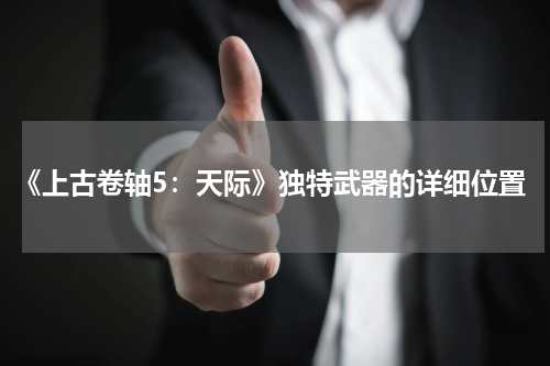 《上古卷轴5:天际》独特武器的详细位置